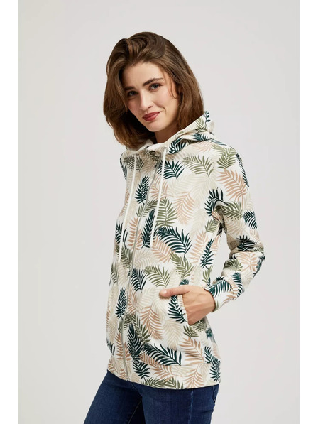 Moodo Mikina s kapucí a potiskem Moodo