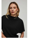 Moodo Elegantní černá halenka se širokými rukávy Moodo
