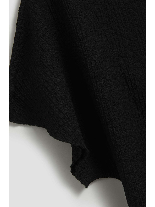 Moodo Elegantní černá halenka se širokými rukávy Moodo