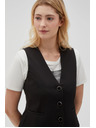 Moodo Černá společenská vesta Moodo