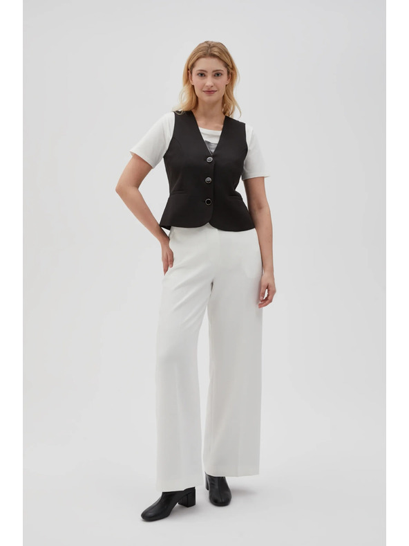 Moodo Černá společenská vesta Moodo