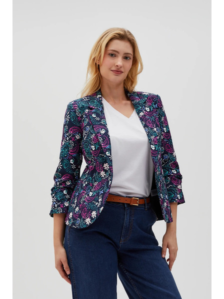 Moodo Sako s 3/4 rukávy tmavě modré Moodo