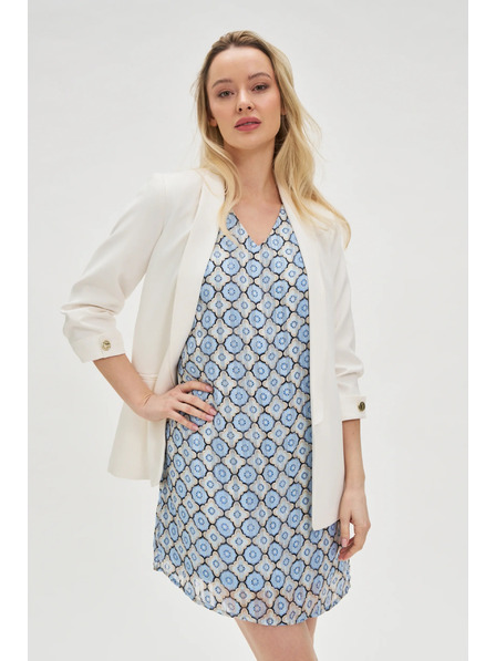 Moodo Sako se zřaseným rukávem bílé Moodo