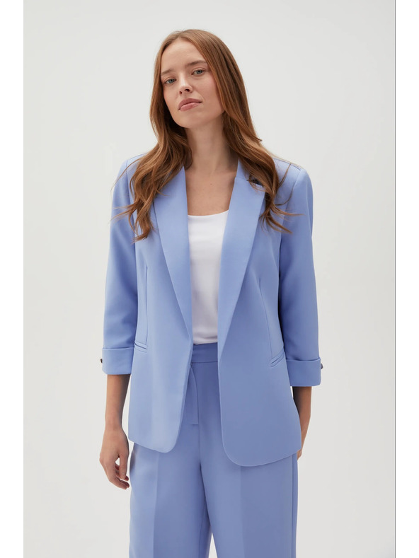 Moodo Sako s 3/4 rukávy světle modré Moodo