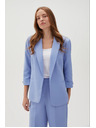 Moodo Sako s 3/4 rukávy světle modré Moodo