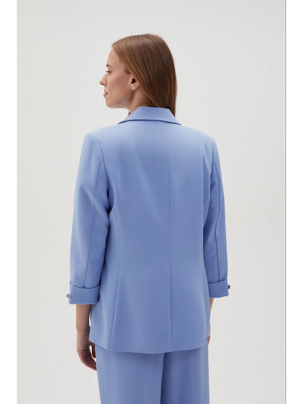 Moodo Sako s 3/4 rukávy světle modré Moodo