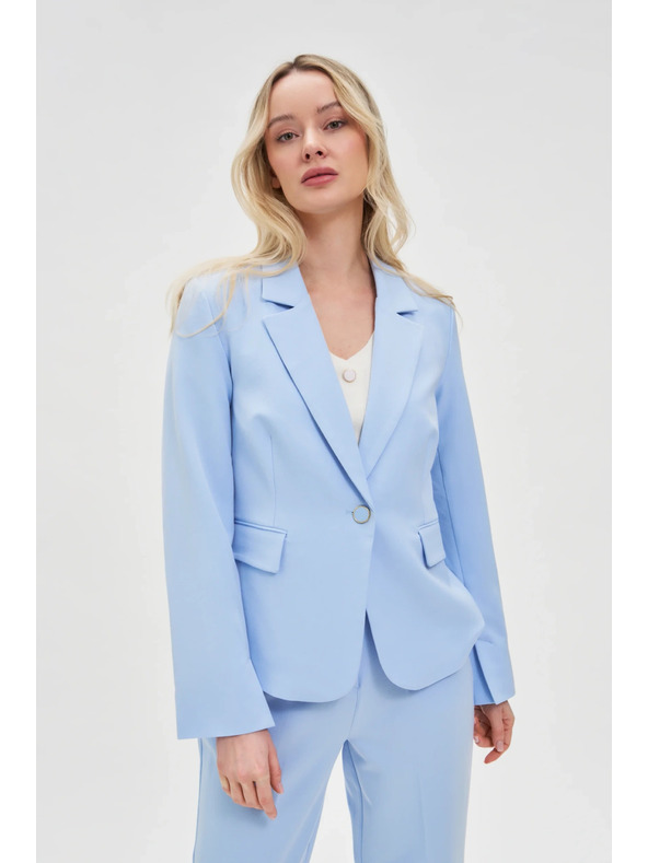 Moodo Krátké sako světle modré Moodo