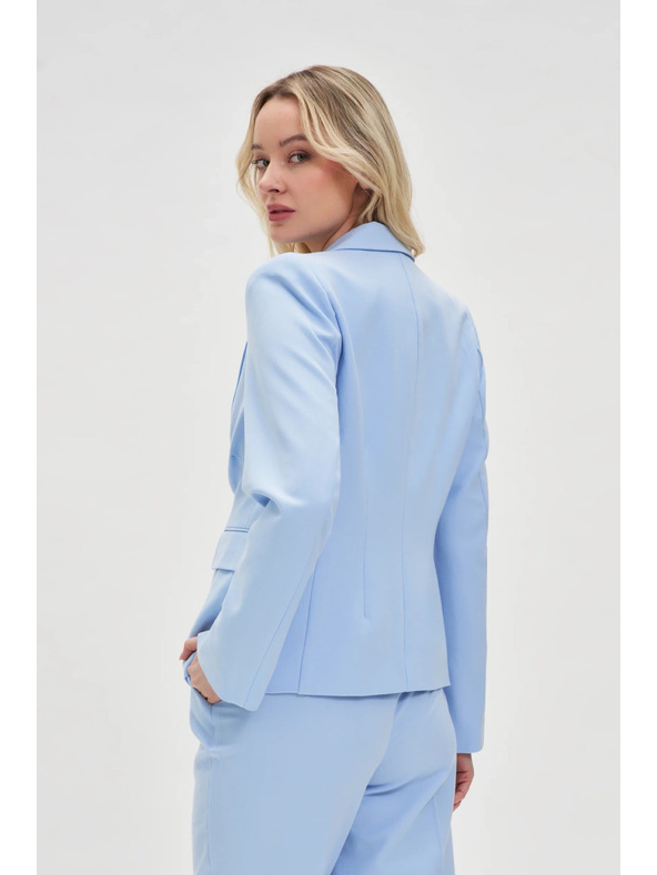 Moodo Krátké sako světle modré Moodo