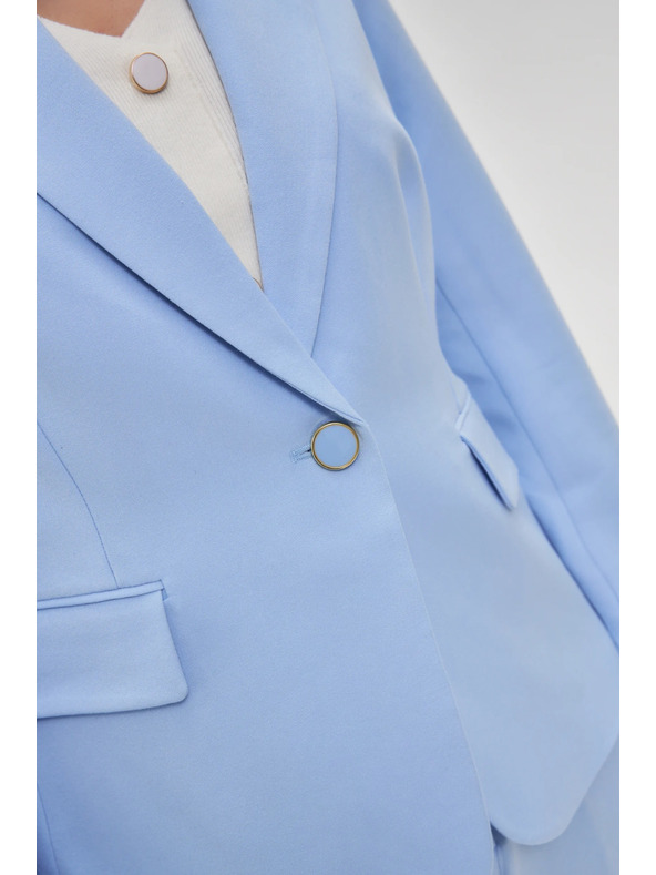 Moodo Krátké sako světle modré Moodo