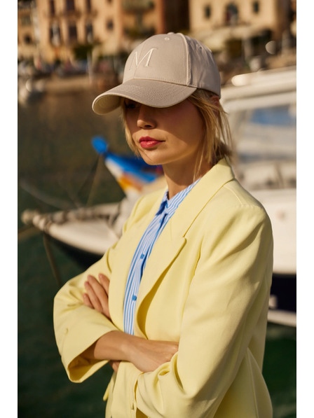 Moodo Sako s vyhrnutými rukávy žluté Moodo