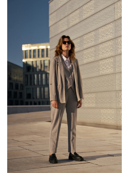 Moodo Sako s vyhrnutými rukávy šedé Moodo