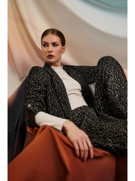 Moodo Sako se zvířecím vzorem černé Moodo