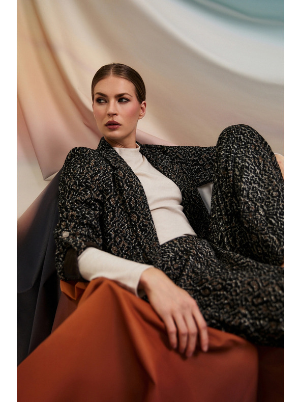 Moodo Sako se zvířecím vzorem černé Moodo