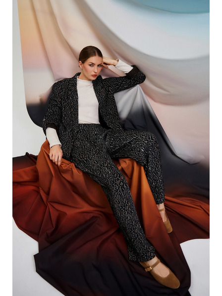 Moodo Sako se zvířecím vzorem černé Moodo