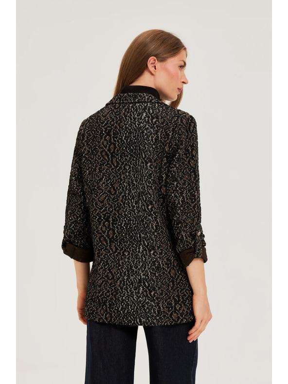 Moodo Sako se zvířecím vzorem černé Moodo