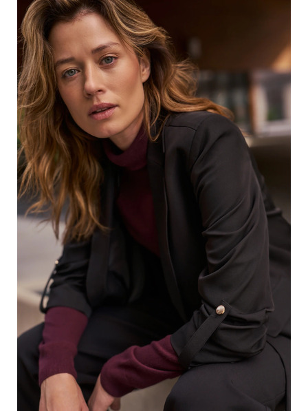 Moodo Sako s 3/4 rukávy černé Moodo