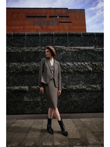 Moodo Jednostranný blejzr tmavě béžový Moodo