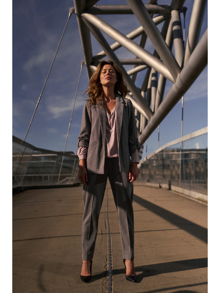 Moodo Sako s vyhrnutými rukávy šedé Moodo