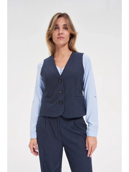 Moodo Vesta v pruzích tmavě modrá Moodo