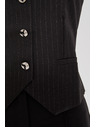 Moodo Vesta s ozdobnými knoflíky černá Moodo