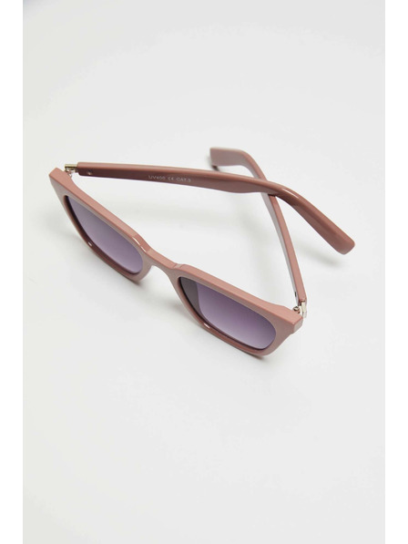 Moodo Sluneční brýle v úzkém kočičím tvaru malinové Moodo