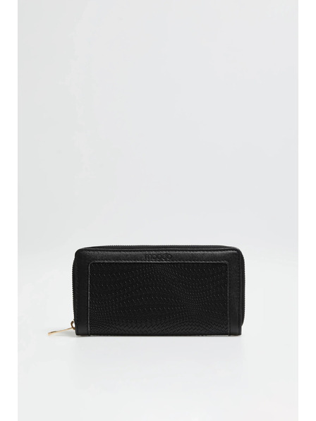 Moodo Peněženka na zip černá Moodo