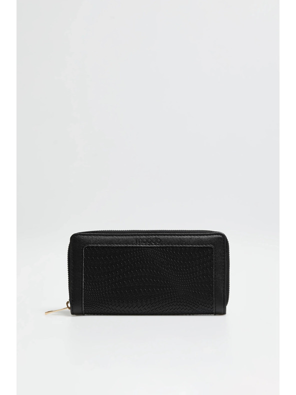 Moodo Peněženka na zip černá Moodo