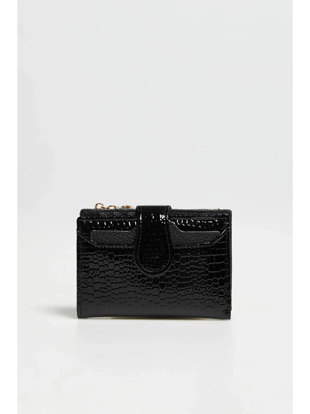 Moodo Peněženka se zvířecím vzorem černá Moodo