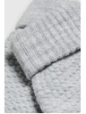 Moodo Pletené šedé rukavice Moodo