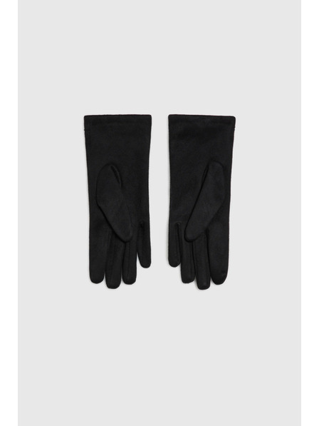 Moodo Hladké rukavice černé Moodo