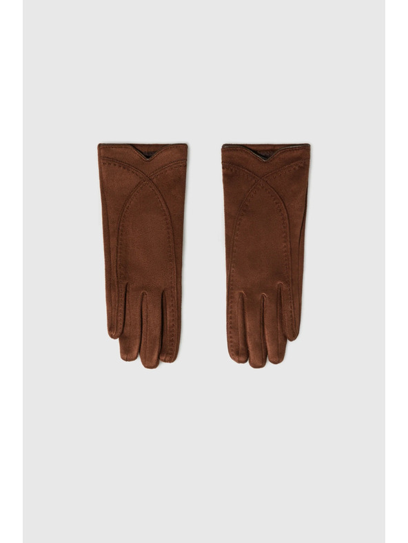 Moodo Hnědé rukavice Moodo