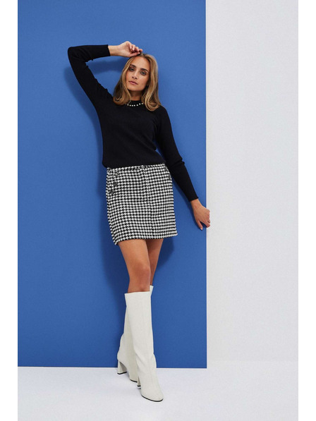 Moodo Černobílá sukně pepito Moodo