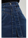 Moodo Džínová sukně s vysokým pasem Moodo