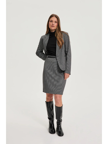 Moodo Sukně v pepito vzoru šedá Moodo