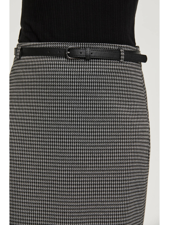 Moodo Sukně v pepito vzoru šedá Moodo