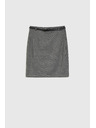 Moodo Sukně v pepito vzoru šedá Moodo