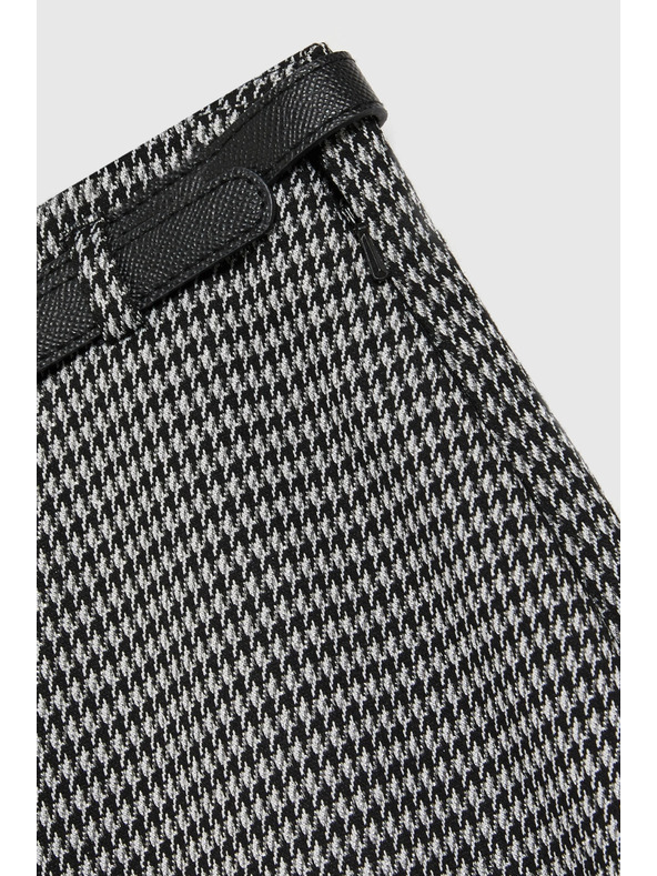 Moodo Sukně v pepito vzoru šedá Moodo