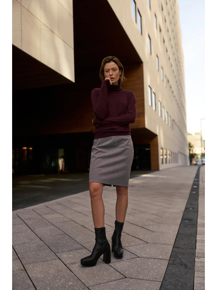 Moodo Tužková sukně šedá Moodo