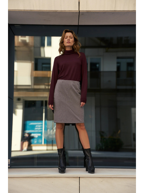 Moodo Tužková sukně šedá Moodo