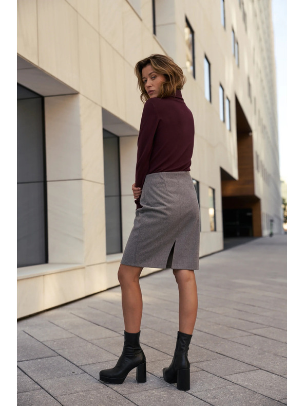 Moodo Tužková sukně šedá Moodo