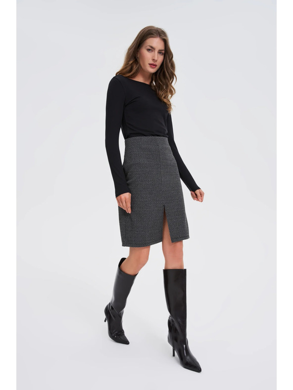 Moodo Tužková sukně grafitová Moodo