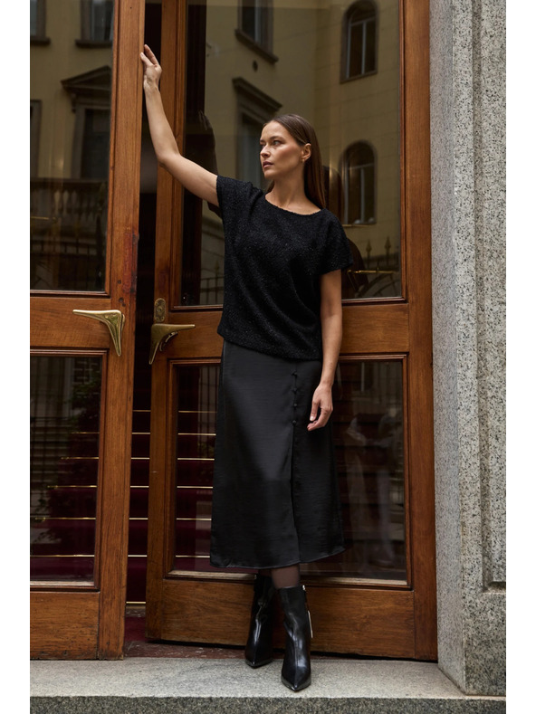 Moodo Midi sukně černá Moodo