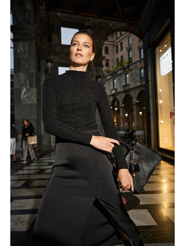 Moodo Midi sukně černá Moodo