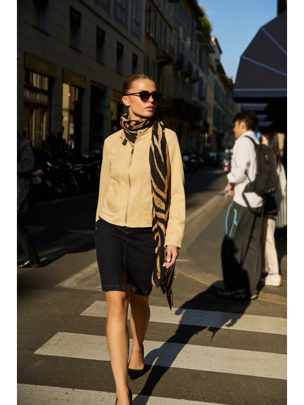 Moodo Džínová sukně tmavě modrá Moodo