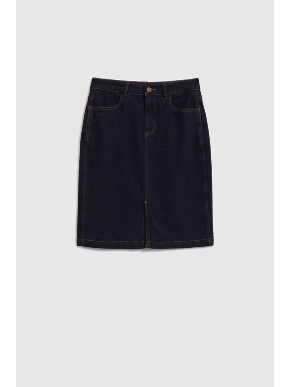 Moodo Džínová sukně tmavě modrá Moodo