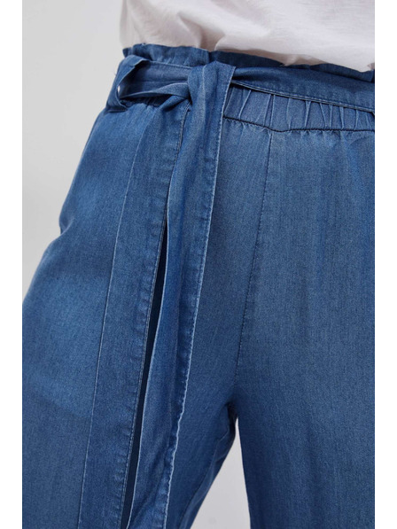 Moodo Lyocellové kalhoty s rovnými nohavicemi Moodo