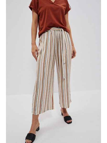 Moodo Perlové pruhované kalhotové sukně Moodo