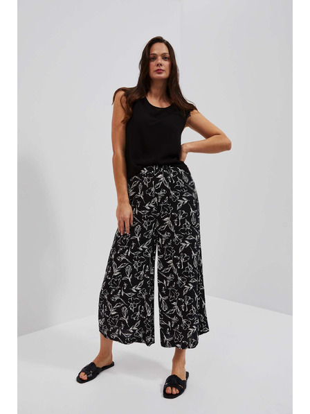 Moodo Kalhoty s květinovým potiskem Moodo