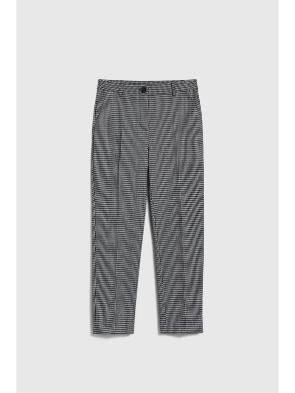 Moodo Šedé kalhoty v pepito vzoru Moodo