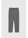 Moodo Šedé kalhoty v pepito vzoru Moodo
